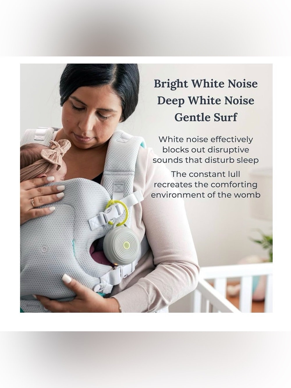 HUSHH Portable White Noise Sound Machine for Baby - Picture 5 of 8